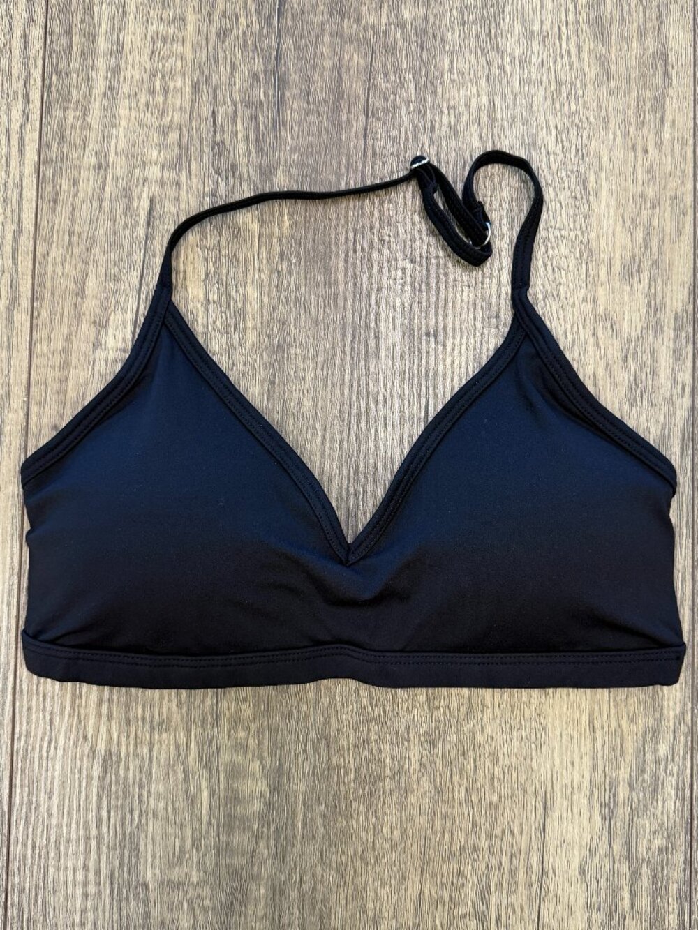 Black Halter Sports Bra